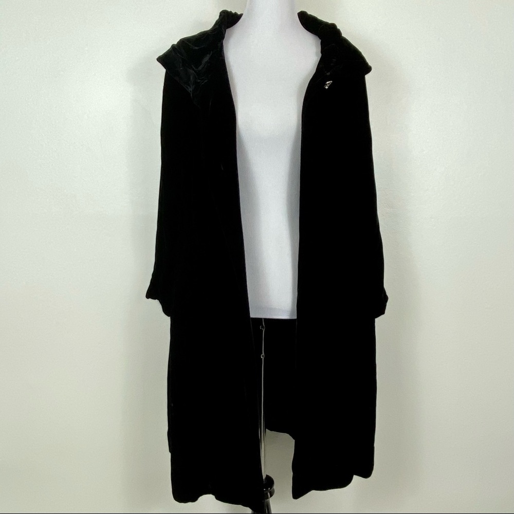 Vintage Kerrybrooke Black Velvet Coat Jacket